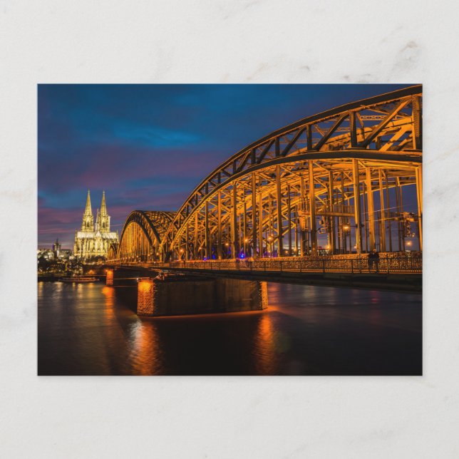 Schöne Brücke Postkarte (Vorderseite)