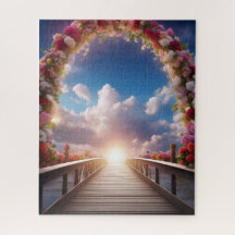 Schöne Brücke zum Himmel