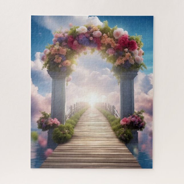 Schöne Brücke zum Himmel (Vertikal)