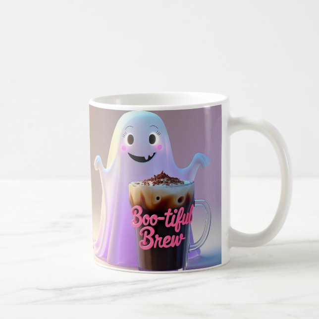Schöne Brühe Gespenster Kaffeetasse (Rechts)