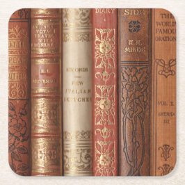 Schöne Buchstäbchen (beige) Rechteckiger Pappuntersetzer