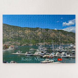 Schöne Bucht von Kotor in Montenegro Reise