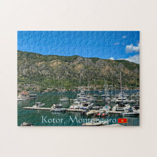 Schöne Bucht von Kotor in Montenegro Reise
