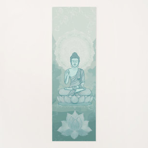 Schöne Buddha Yoga Mat für Ruhe und Entspannung Yogamatte
