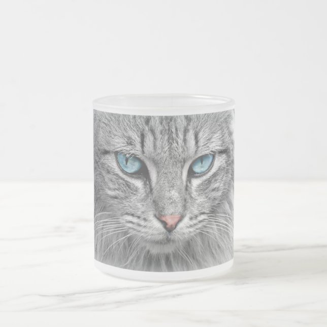 Schöne Bue Eye Cat Tasse (Mittel)