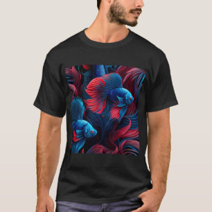 Schöne Bunte Elegante Fischgestaltung T-Shirt