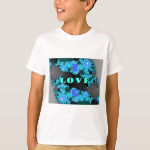 Schöne bunte Liebesuniversum-Vektorgestaltungskuns T-Shirt