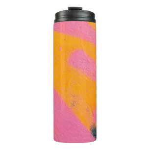 Schöne bunte Straßenkunst-Grafitti-Rückseite Thermosbecher
