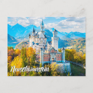Schöne Burg Neuschwanstein, Deutschland Postkarte