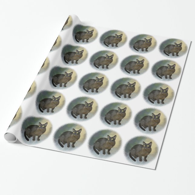Schöne Burmesin Geschenkpapier (Ungerollt)