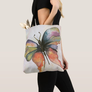 Schöne Butterfly All-Over-Print Schulter-Tasche Tasche