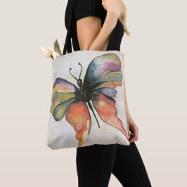 Schöne Butterfly All-Over-Print Schulter-Tasche Tasche