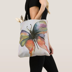 Schöne Butterfly All-Over-Print Schulter-Tasche Tasche