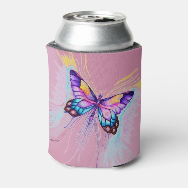 Schöne Butterfly Dosenkühler (Kanne Rückseite)