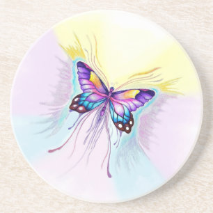 Schöne Butterfly Getränkeuntersetzer