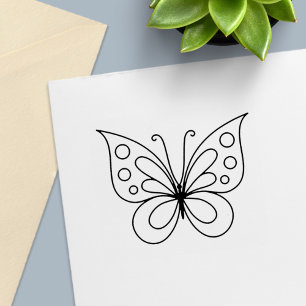 Schöne Butterfly Permastempel