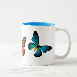 Schöne Butterfly Tasse