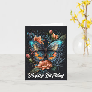 Schöne Butterfly zum Geburtstag Karte