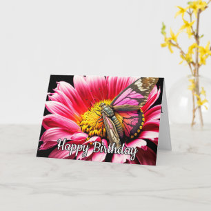 Schöne Butterfly zum Geburtstag Karte