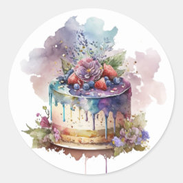 Schöne Cake Sticker