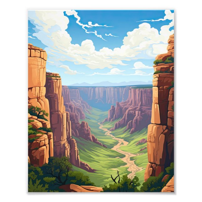 Schöne Canyon Landschaft Fotodruck (Vorne)