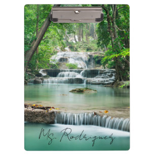 Schöne Cascading Waterfall Clipboard Klemmbrett