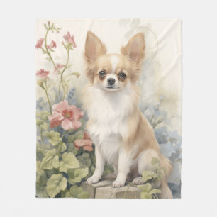 Schöne Chihuahua – Mutig & Liebend Fleecedecke