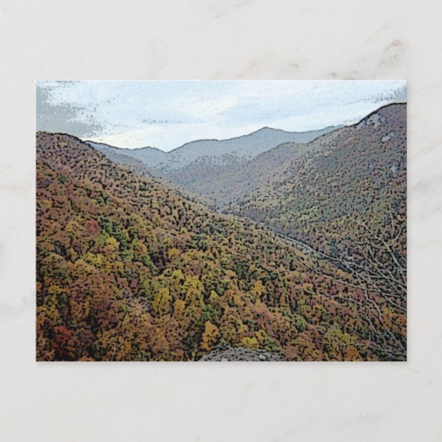 Schöne Chimney Rock Ansichtskarte Postkarte (Vorderseite)