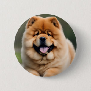 Schöne Chow Chow Button