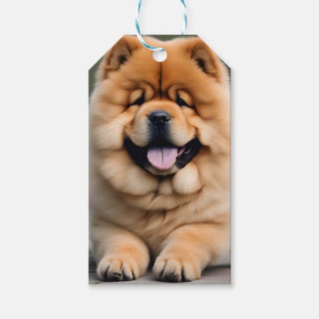 Schöne Chow Chow Geschenkanhänger (Vorderseite)