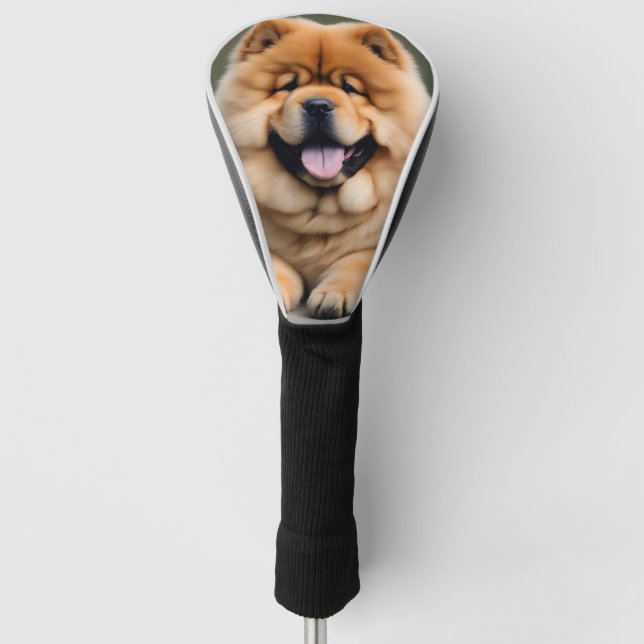 Schöne Chow Chow Golf Headcover (Vorderseite)
