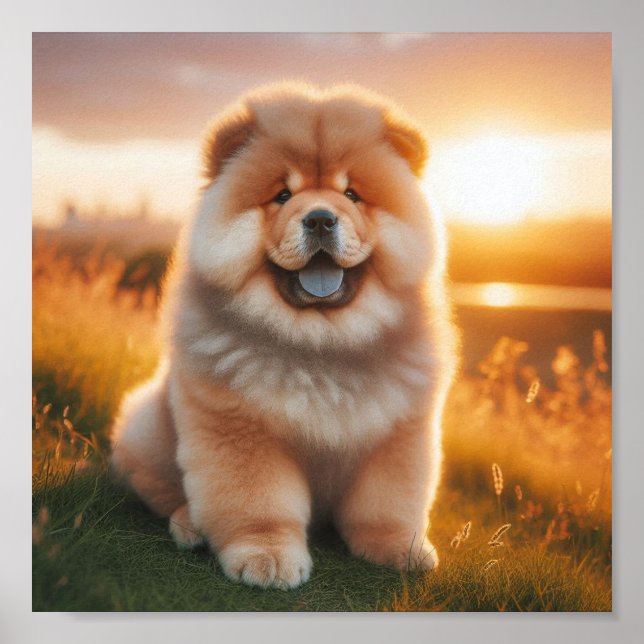 schöne Chow Chow Poster (Vorne)