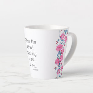 Schöne Christliche Bibelverse Psalm 56:3 Blumenstr Milchtasse