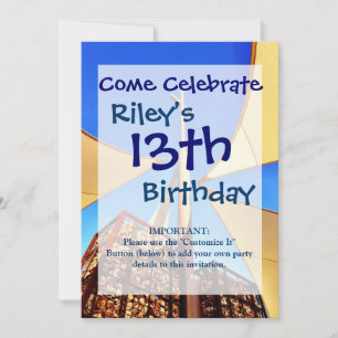 Schöne Christliche Kirche Cross Blue Sky Einladung