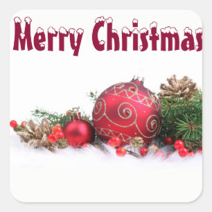 **SCHÖNE CHRISTMAS DECOR" CHRISTMAS STICKER
