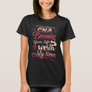 Schöne CNA-Krankenschwester für Sie und Ihre Famil T-Shirt
