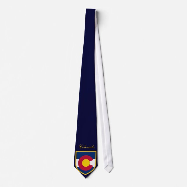 Schöne Colorado-Flagge Krawatte (Vorderseite)