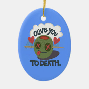 Schöne Cool Ich liebe Afrika Kunst Keramikornament