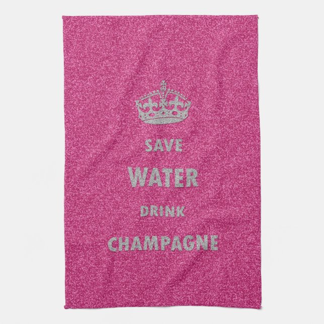 Schöne coole, gürmisch gerettet Wasser trinken Cha Handtuch (Vertikal)