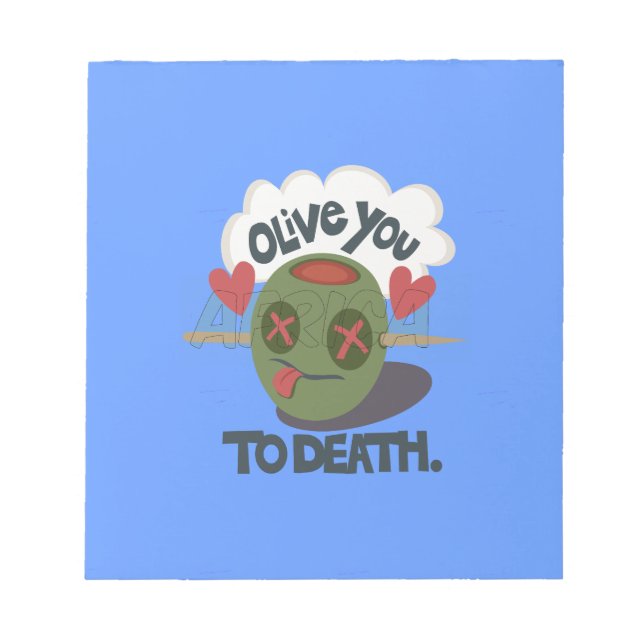 Schöne Coole I Liebe Afrika Kunst Notizblock (Vorderseite)