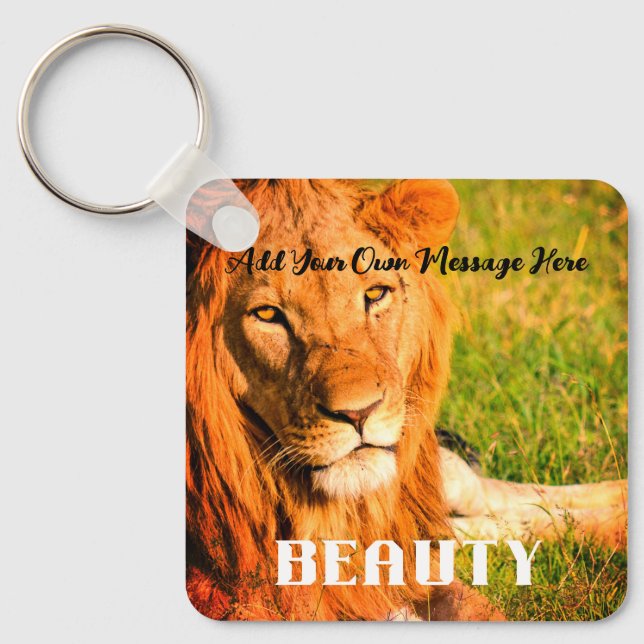 Schöne Coole Katzen Schlüsselanhänger (Vorderseite)