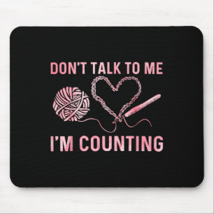 Schöne Crocheting Art and Men Crocheter Crocheter Mousepad