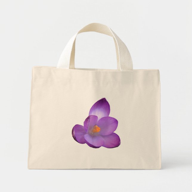 Schöne Crocus Bag Mini Stoffbeutel (Vorne)