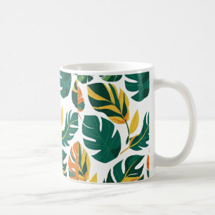 Schöne Cup-Blätter Kaffeetasse