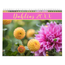 Schöne Dahlia-Fotografie Kalender