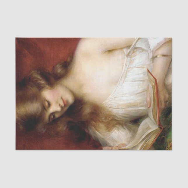 schöne Dame, Albert lynchen, Schönheit époque Seidenpapier (Vorderseite)