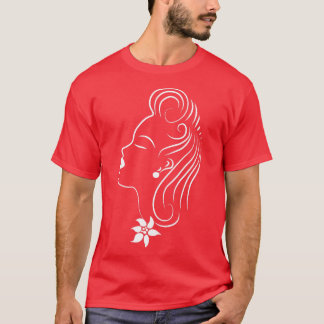 Schöne Dame T-Shirt