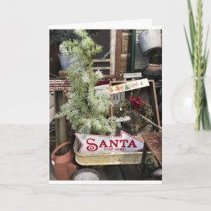 **SCHÖNE DEKOR UND CHRISTMAS WISHER** URLAUB C FEIERTAGSKARTE