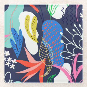 Schöne Dekoration Glasuntersetzer