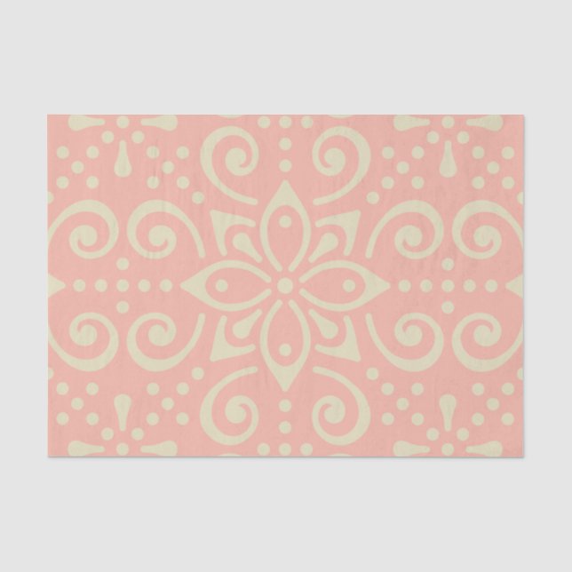 Schöne dekorative BoHo kaleidoskopische schicke Seidenpapier (Vorderseite)